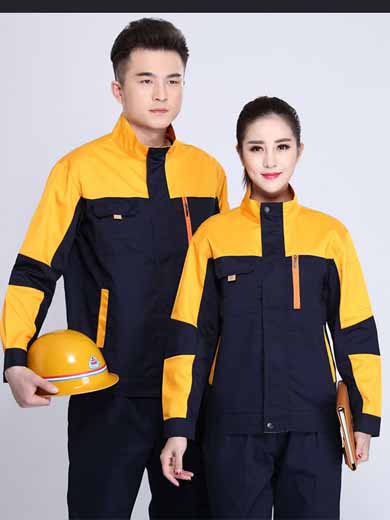 長(zhǎng)袖工作服套裝汽修維修裝飾工衣工程廠服廠家定制勞保服